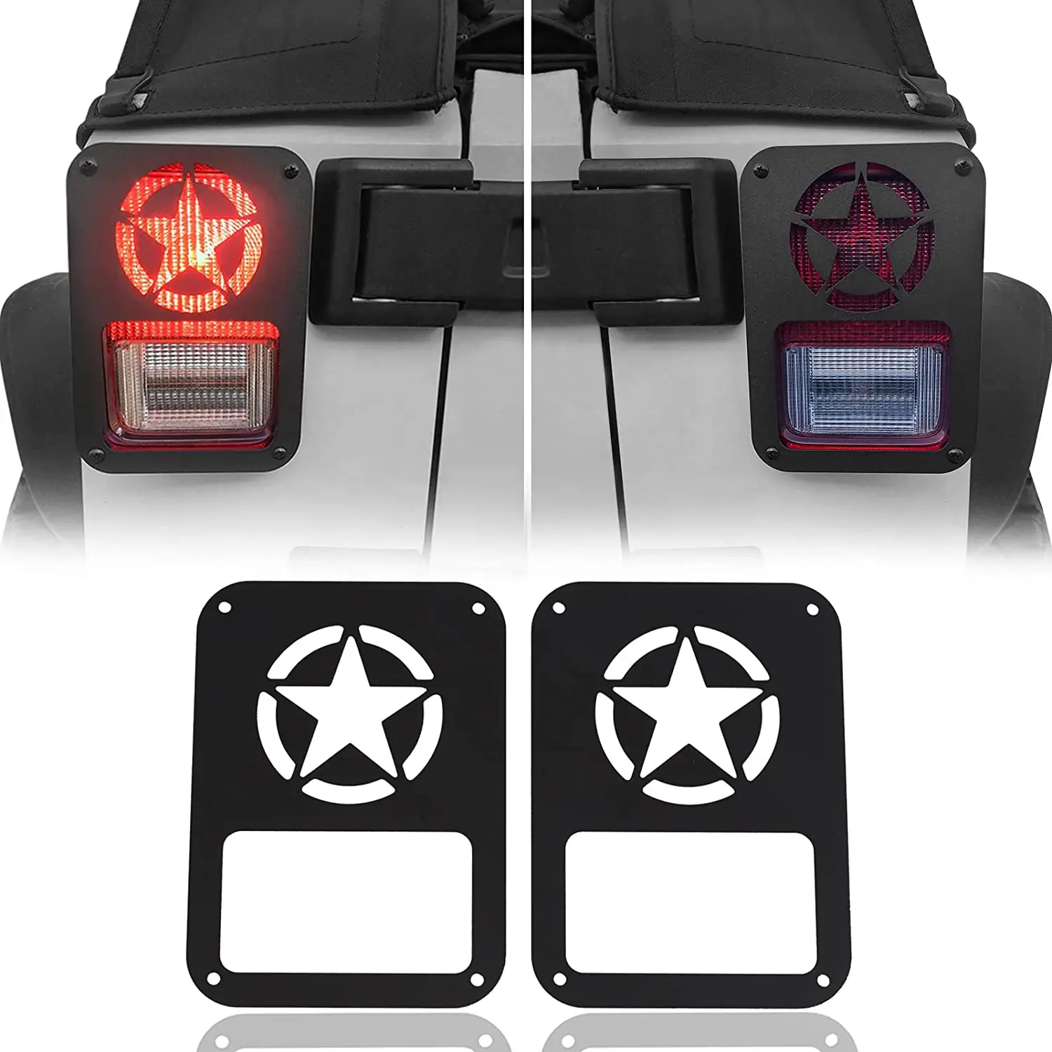 Protector cubierta luz trasera Jeep Wrangler JK 2007-2017 - imagen 4