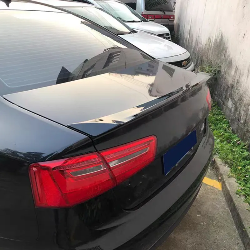 Alerón de maletero ABS negro carbono para Audi A6 C7 2012-2018 - imagen 4