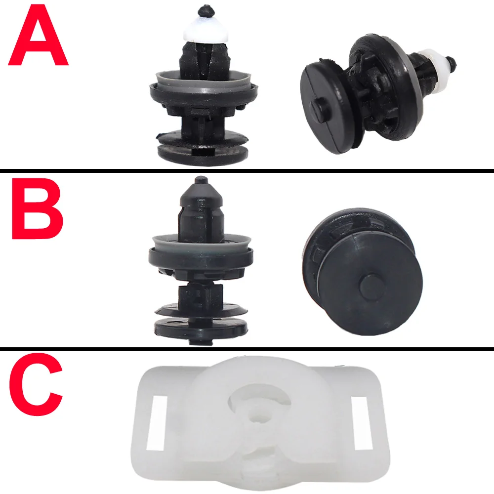 Clips fijación panel puerta 1257374/1257376 Ford Focus MK2 C-Max Kuga - imagen 2