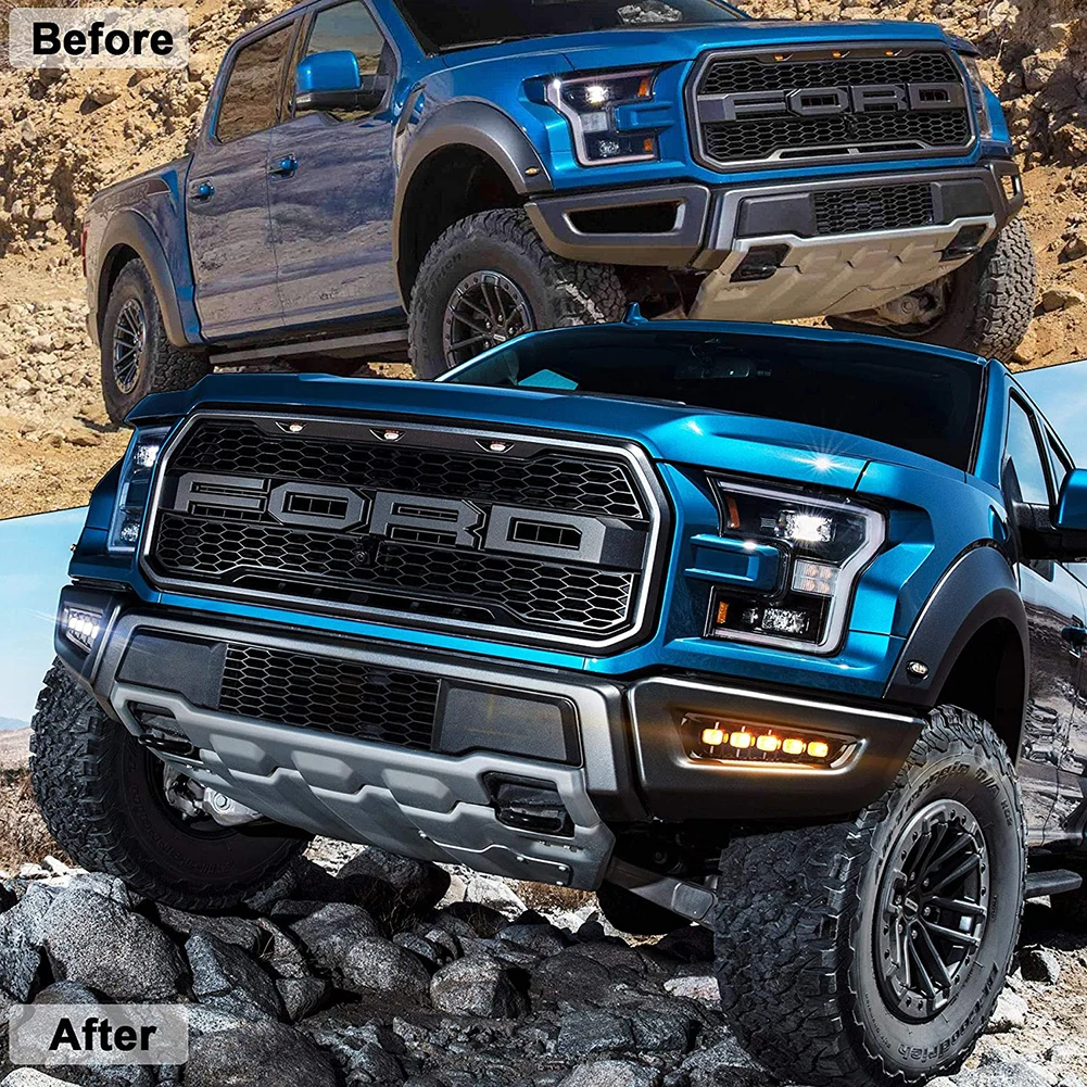 Kit luces LED DRL direccionales Ford Raptor F150 2016-2020 - imagen 3
