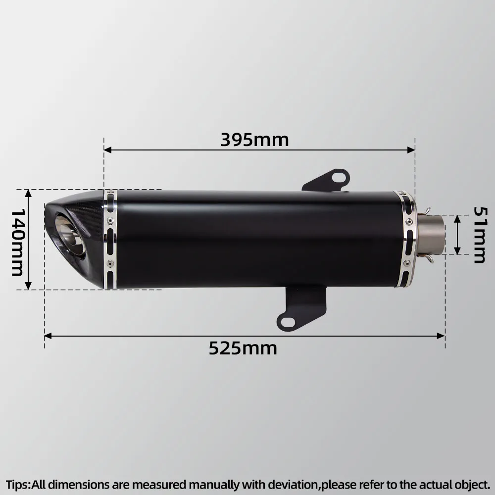 Para Honda FORZA350 NSS350 FORZA 350 2021-2024 sistema completo de escape de motocicleta colector de enlace frontal conectar con silenciador DB Killer - imagen 3