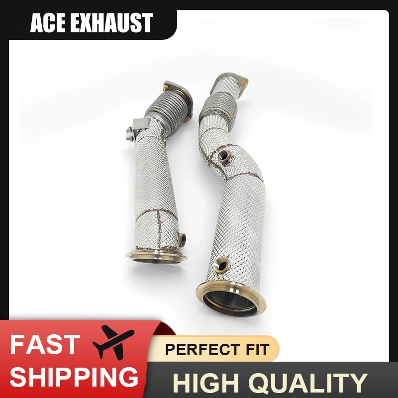 ACE Downpipe deportivo de acero SUS304 para BMW X3M/X4M S58 3.0T