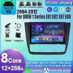 Autorradio Android 15 para BMW Serie 1 E81-E88 (2004-2012) con CarPlay