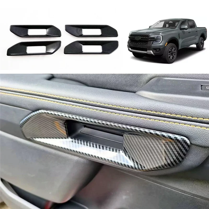 Embellecedor tirador puerta ABS carbono – Ford Ranger 2023-2024 - imagen 3