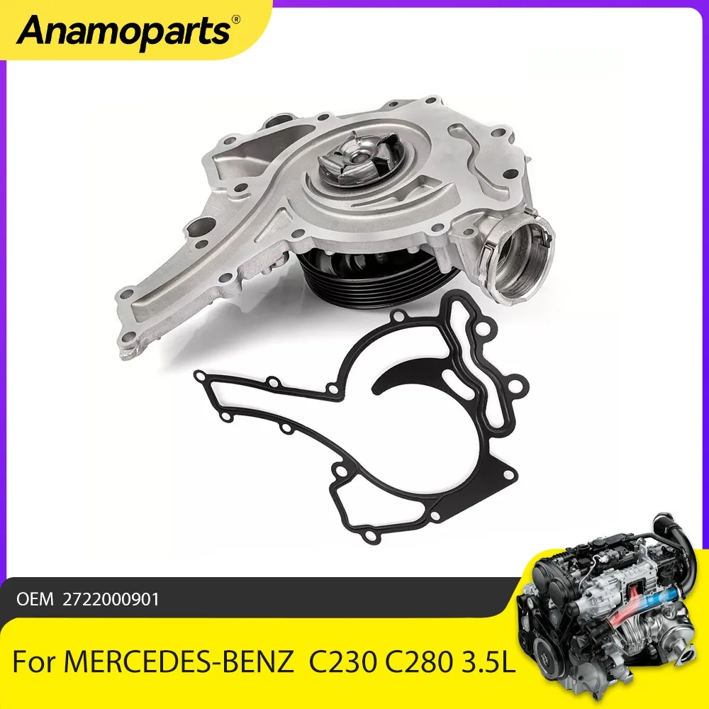 Bomba de agua M272 Mercedes C230 C280 E280 E350 GLK350 ML350 2.5-3.5 V6