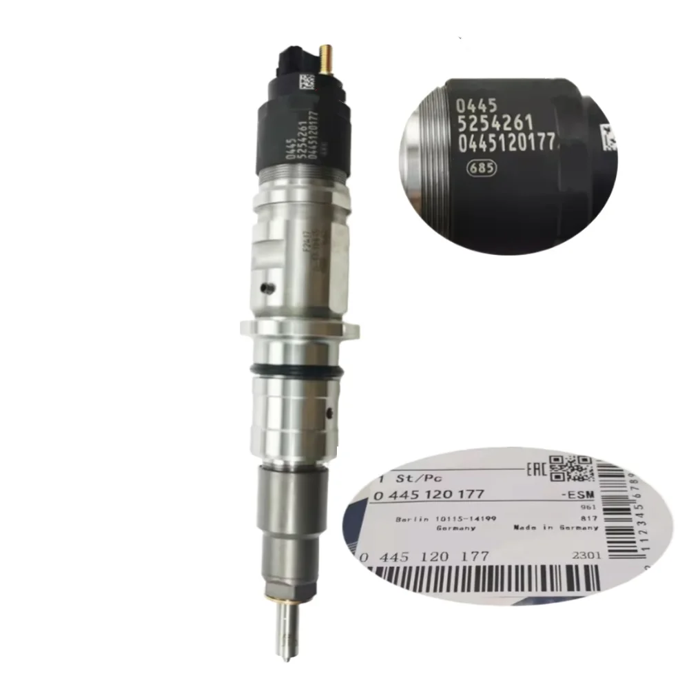 0445120177 5254261 para Cummins QS4.5 QSB6.7 conjunto de inyector común de inyección electrónica 0 445 120 177