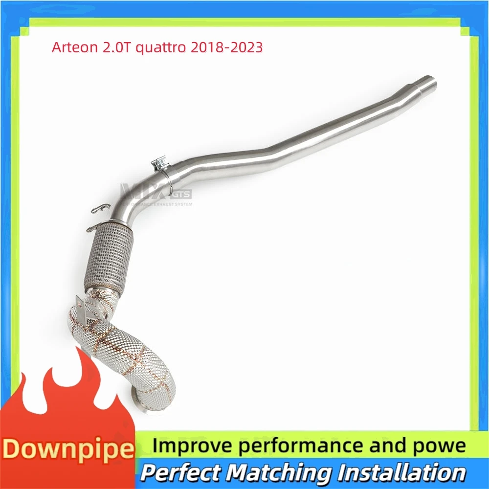 Downpipe de acero inoxidable para VW Arteon 2.0 T quattro