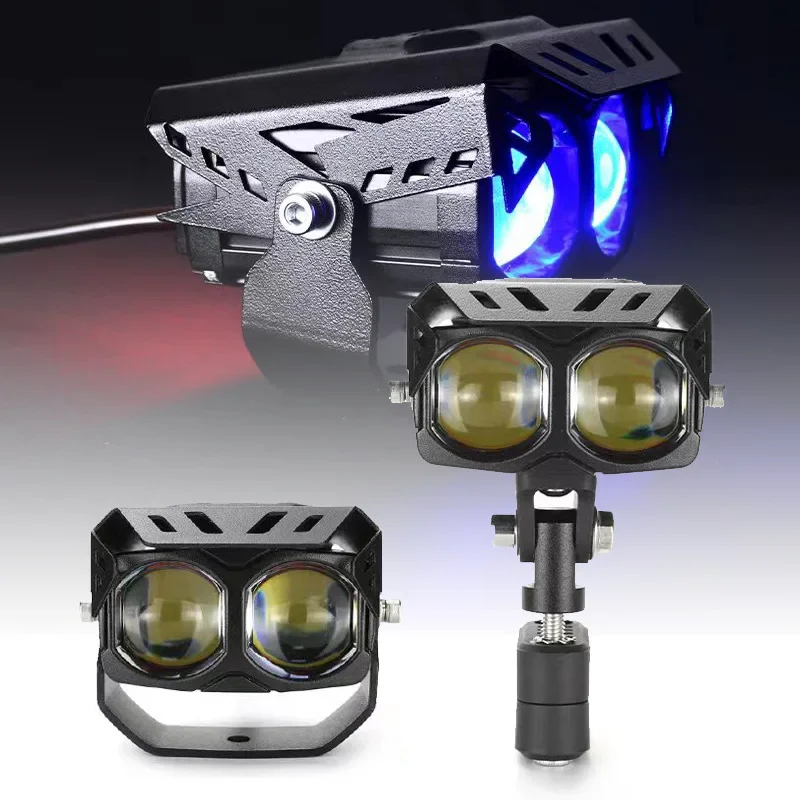 Faro LED multicolor con ojo de Diablo para moto eléctrica - imagen 3