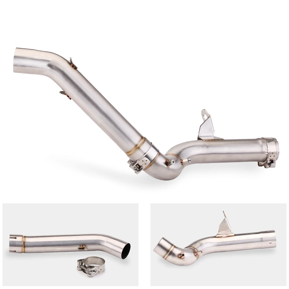 Silenciador de escape BMW F750GS F850GS con tubo de enlace medio - imagen 3
