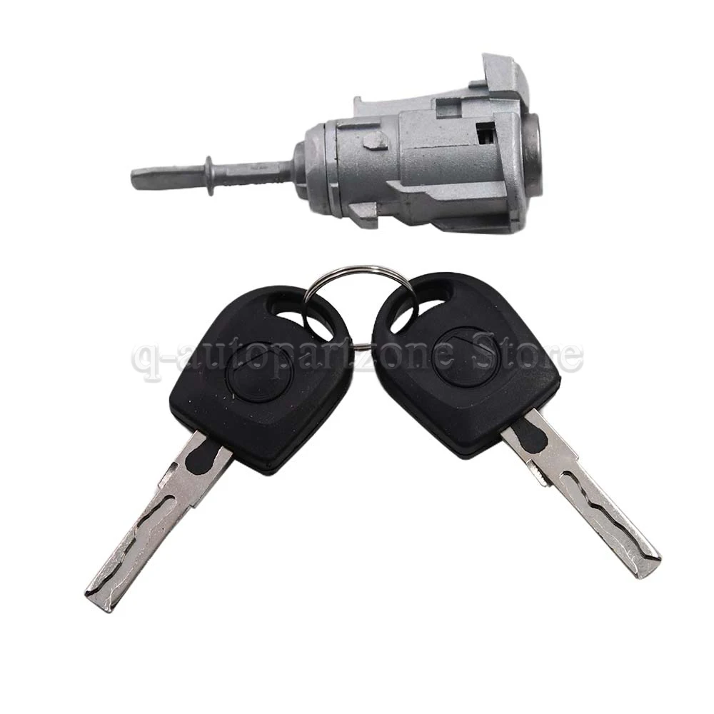Cilindro de cilindro de bloqueo de puerta izquierda y derecha, Kit de reparación para Vw Golf 4 Iv Mk4 Bora A6 Skoda Fabia Polo 1997-2009 604837167 604837168 - imagen 5