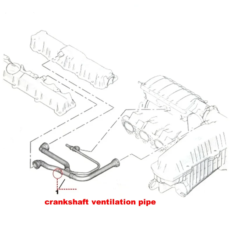 Tubos de ventilación del cárter del motor de alta calidad, manguera de vapor de aceite 1192W0 para Peugeot 206 207 307 308 408 c-quatre Citroen C2 1,6 16V - imagen 3