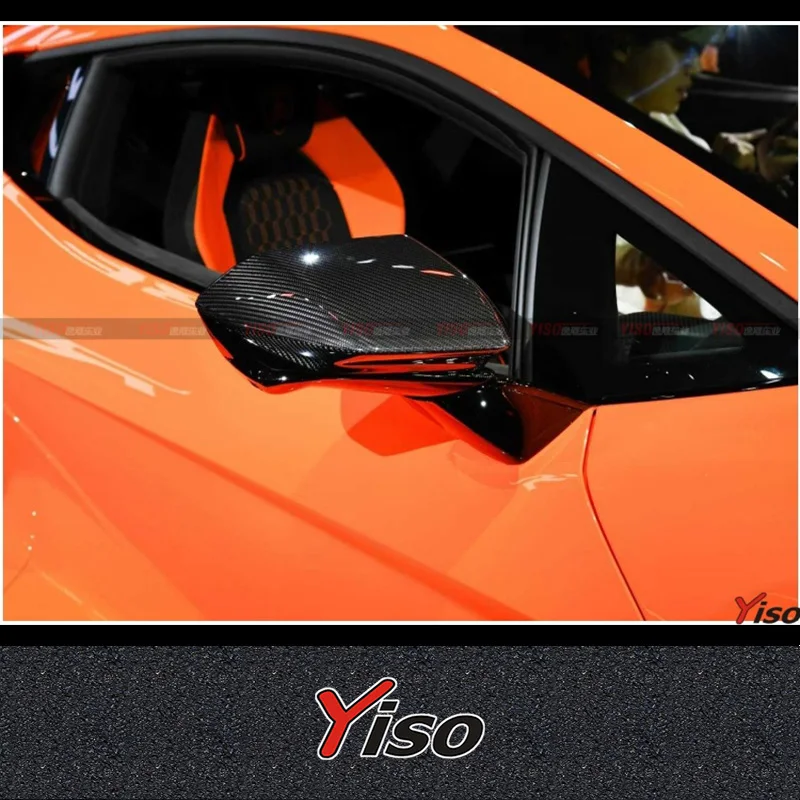 Carcasas de retrovisor en carbono seco para Lamborghini Revuelto
