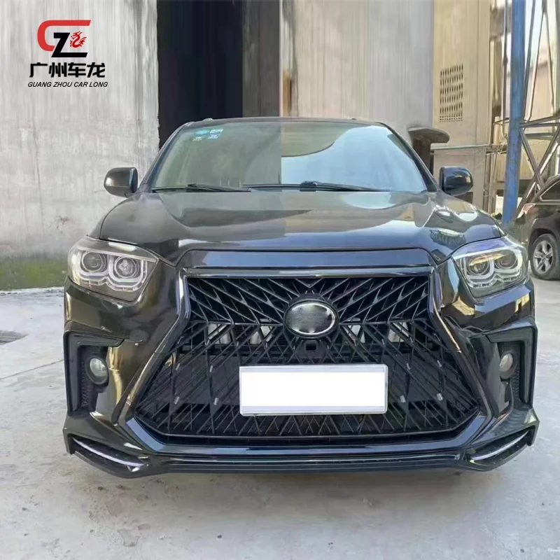 Kit de carrocería de alta calidad para Highlander 2012-2014, conjunto de parachoques trasero delantero Lexus modificado, parachoques de coche - imagen 2