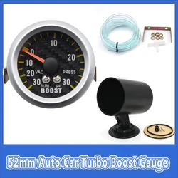 Medidor de turbo para motores 4/6/8 cilindros, -30 a 30 PSI