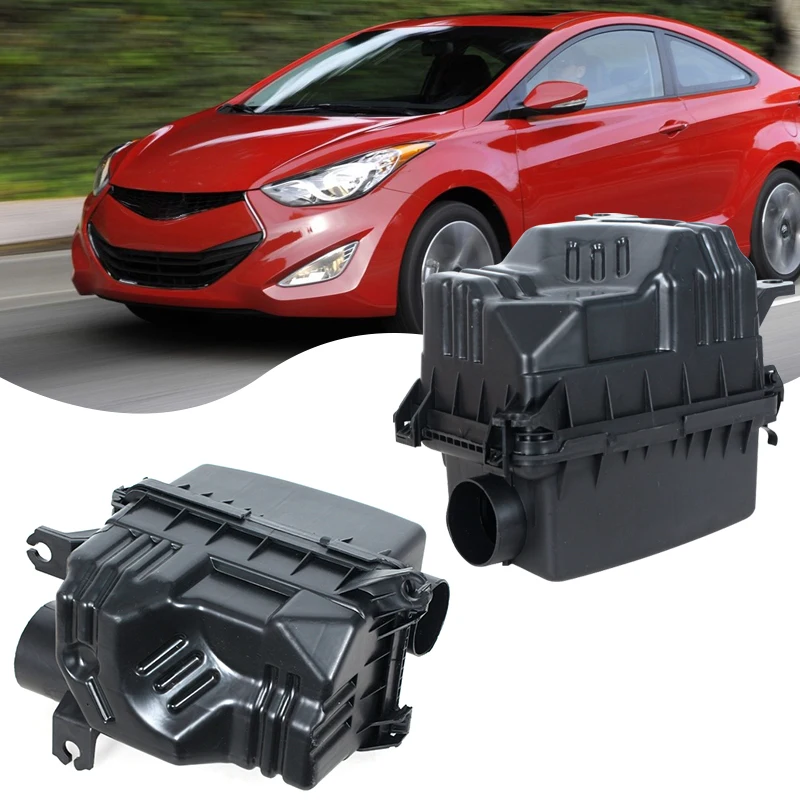 Para Hyundai Elantra 2011 2012 2013 2014 2015 2016 1 Uds caja de filtro de aire de coche filtro de entrada de filtro de aire accesorios de carcasa