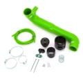 green with logo