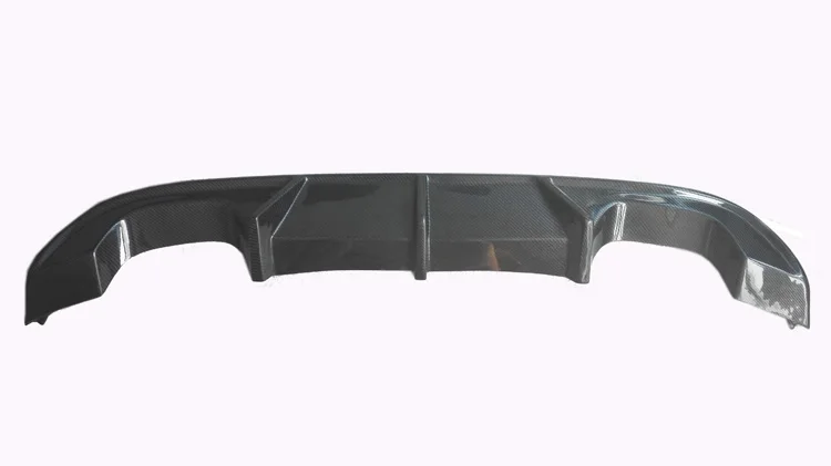 Alerón difusor labio parachoques trasero fibra carbono RZA – Golf MK7R - imagen 5