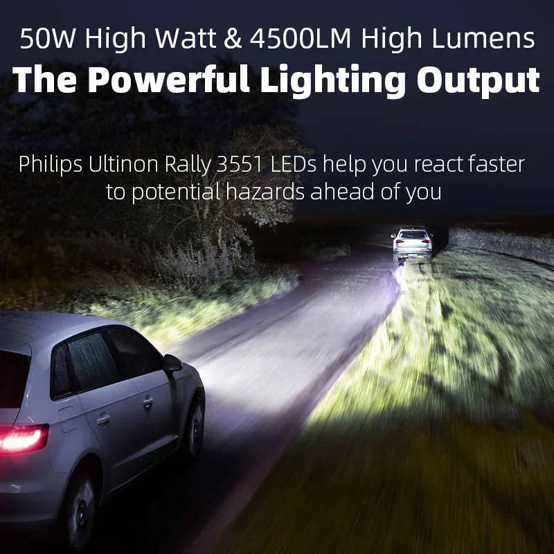 Philips Ultinon Rally 3551 bombillas LED H7 6500K PX26d - imagen 3