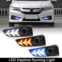 Luz LED DRL con intermitente ámbar Honda City 2015-2017
