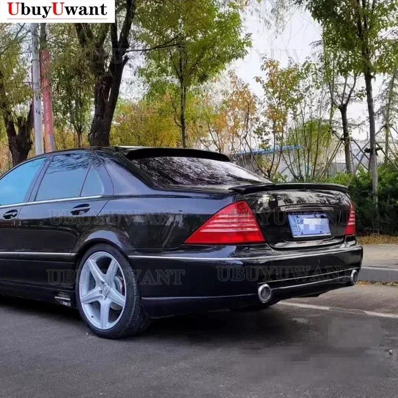 Alerón trasero fibra carbono Mercedes Clase S W220 S450 S600 - imagen 3