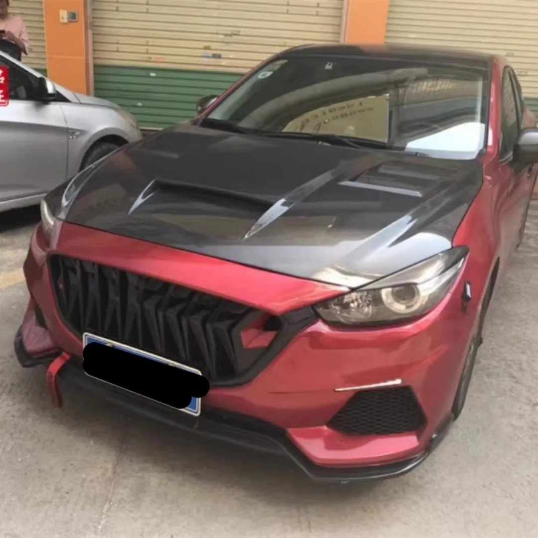 Kit carrocería fibra de carbono – capó motor ligero Mazda3 Axela - imagen 4