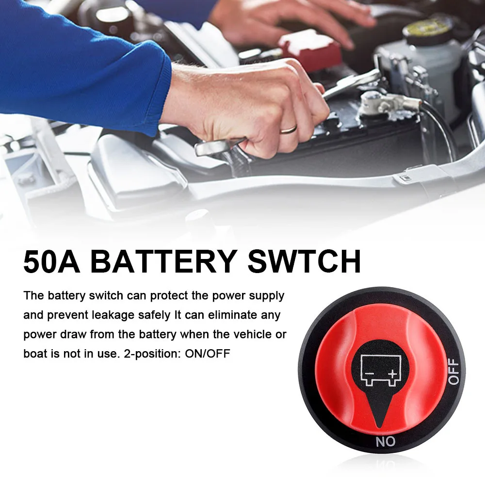 Cortacorrientes batería DC universal para coche: interruptor - imagen 5
