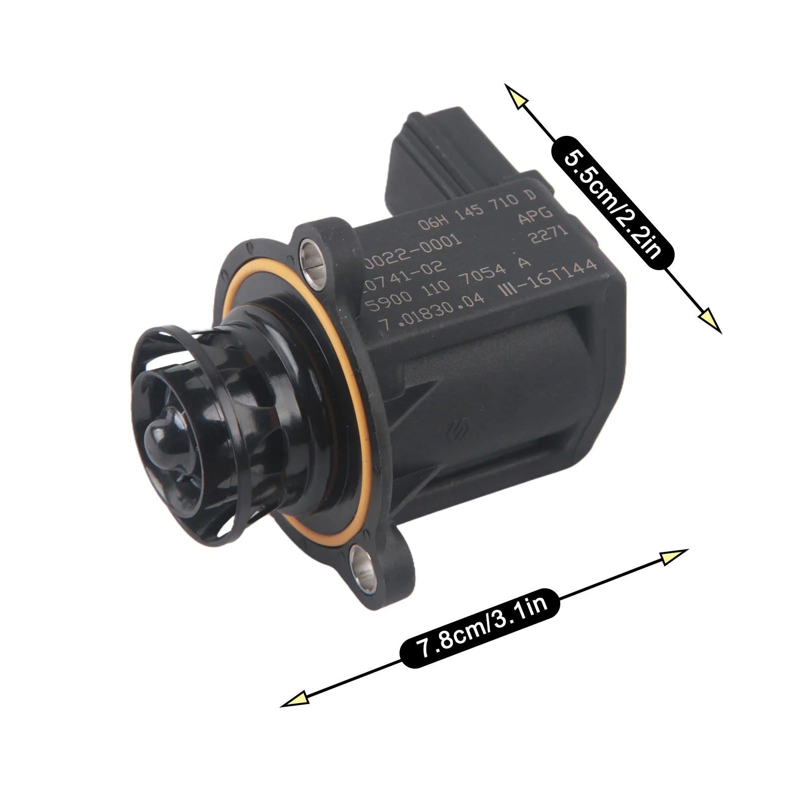 Válvula wastegate turbo OEM 06H145710D - Audi A3 A4 TT VW Golf Passat 2.0T - imagen 5