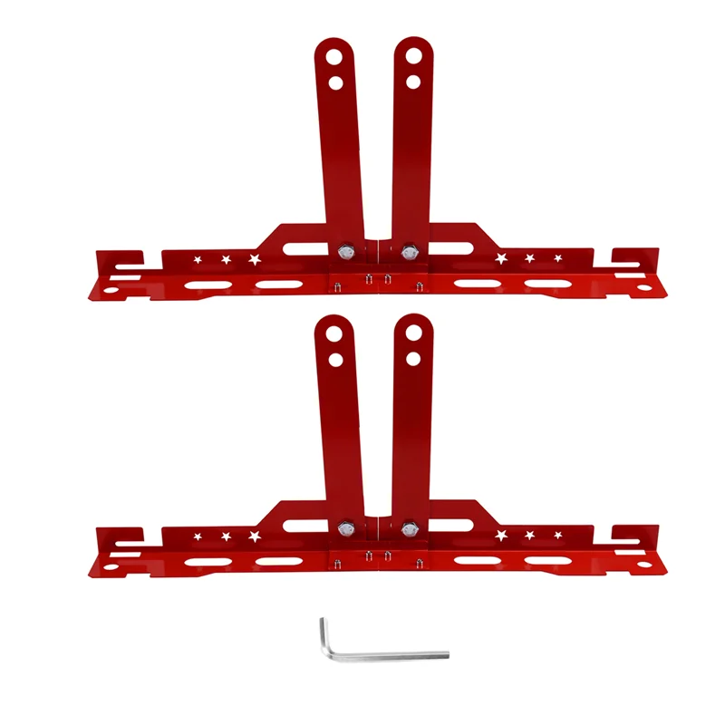 AB56 Alineador de ruedas ajustable con placas de alineación rojas - imagen 3