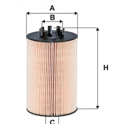 Filtro de aceite THREEON MH30202 para Mercedes-Benz Atego 3