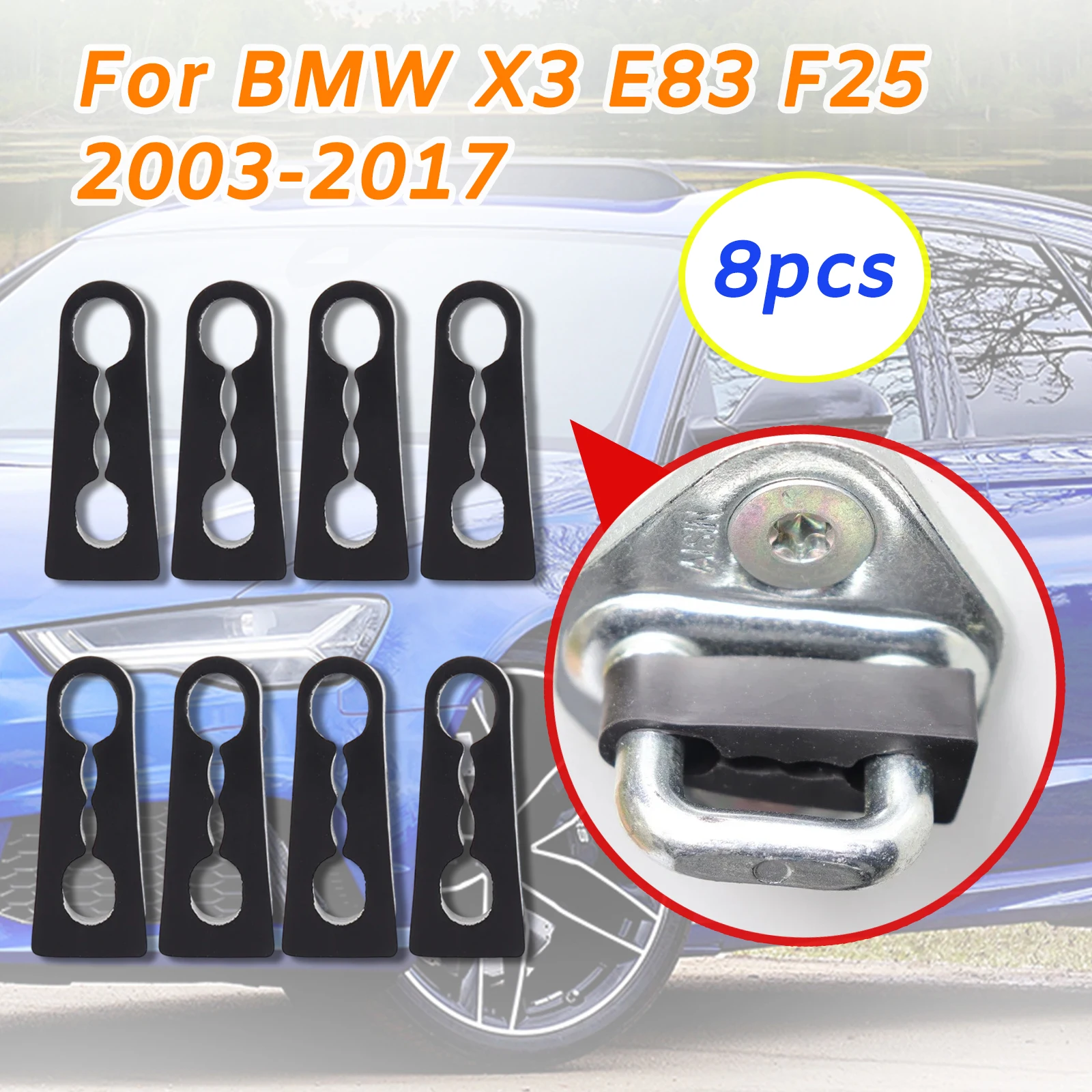 Amortiguador de cerradura de puerta BMW X3 E83/F25 y Lada Vesta/XRAY