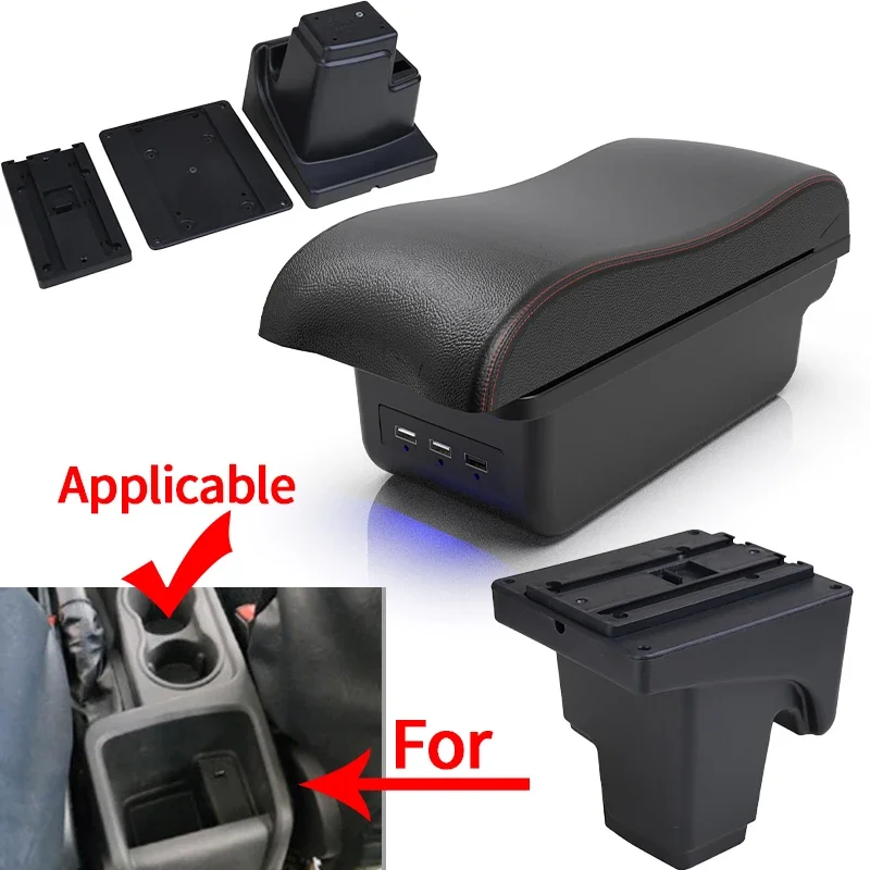 Reposabrazos consola central Ford Focus Mk3 2011-2020 con USB - imagen 2