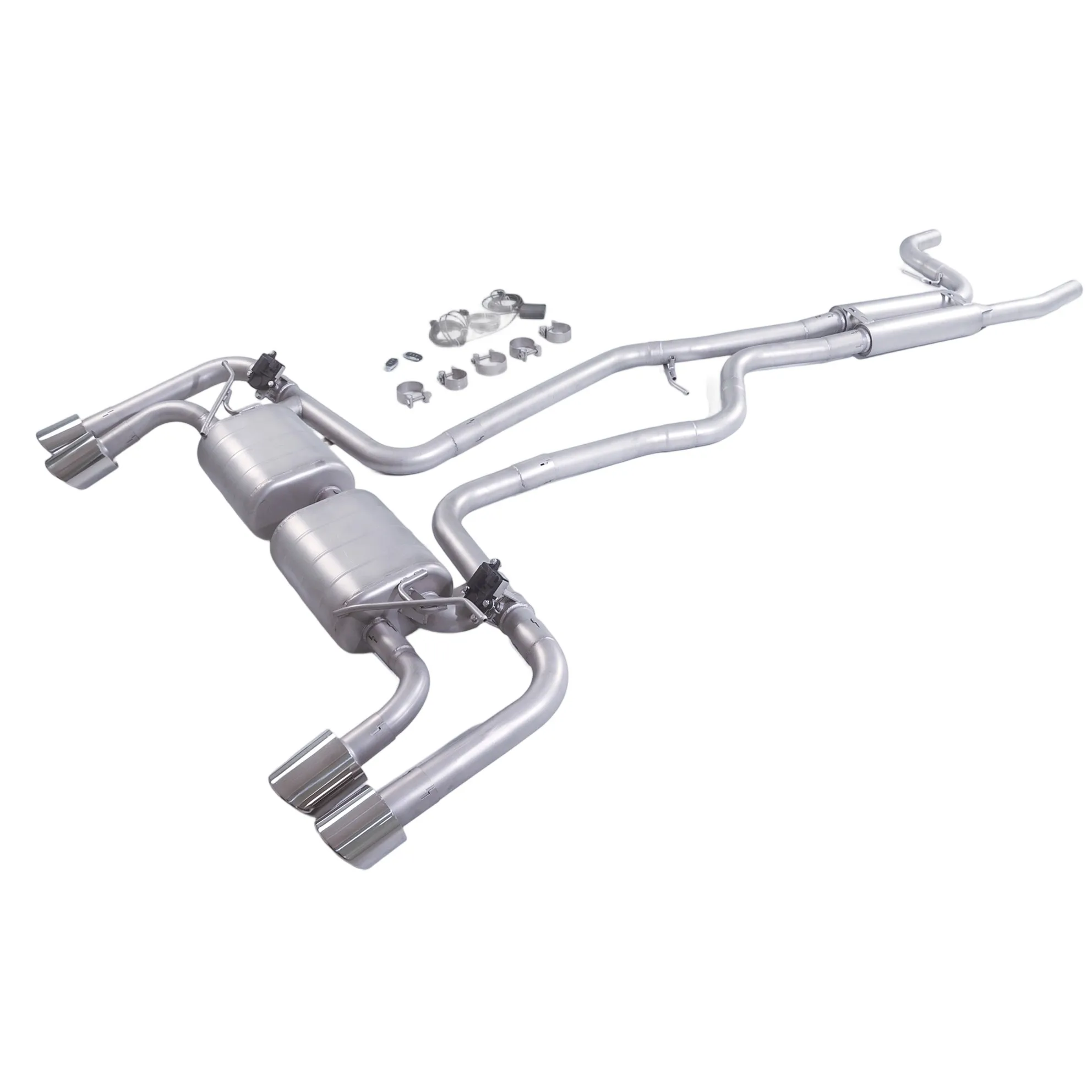 Kit silenciador escape GFC Catback Porsche Cayenne 3.0 4.0 4.8 (2010-2014) - imagen 2