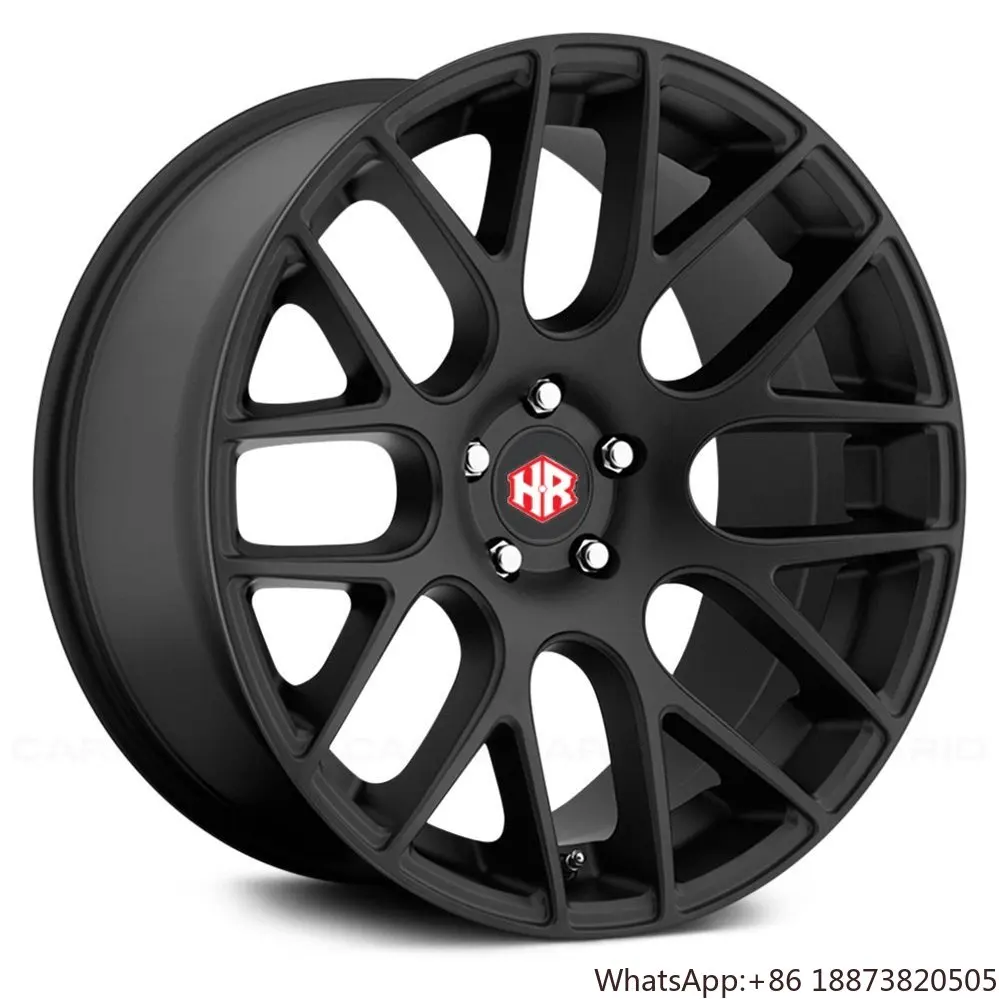 Llantas aleación negras multirradio PCD 100