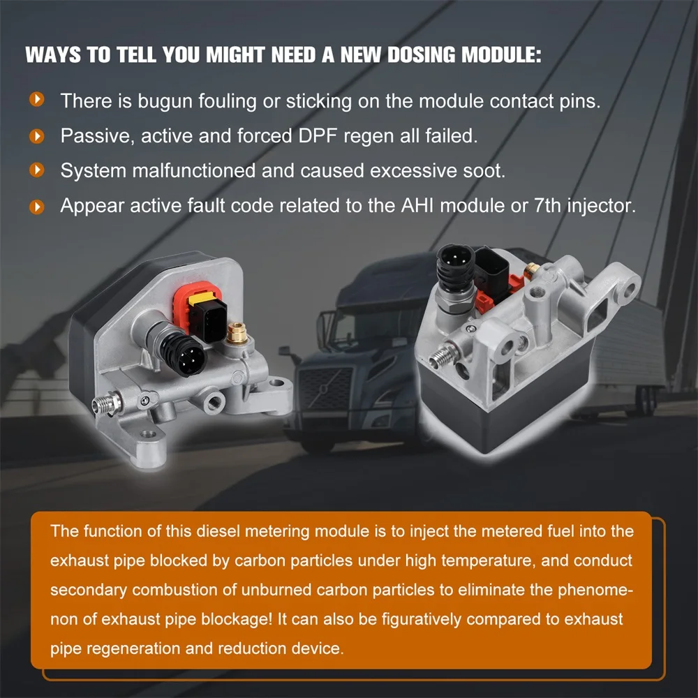 23185531 21534115 21870667 22452551   Módulo de hidrocarbono con Sensor de automóvil, módulo dosificador AHI para camiones Volvo Mack D11 D13 D16 - imagen 4