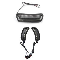 Faro LED trazador blanco El Diablo para Harley Softail Low Rider ST
