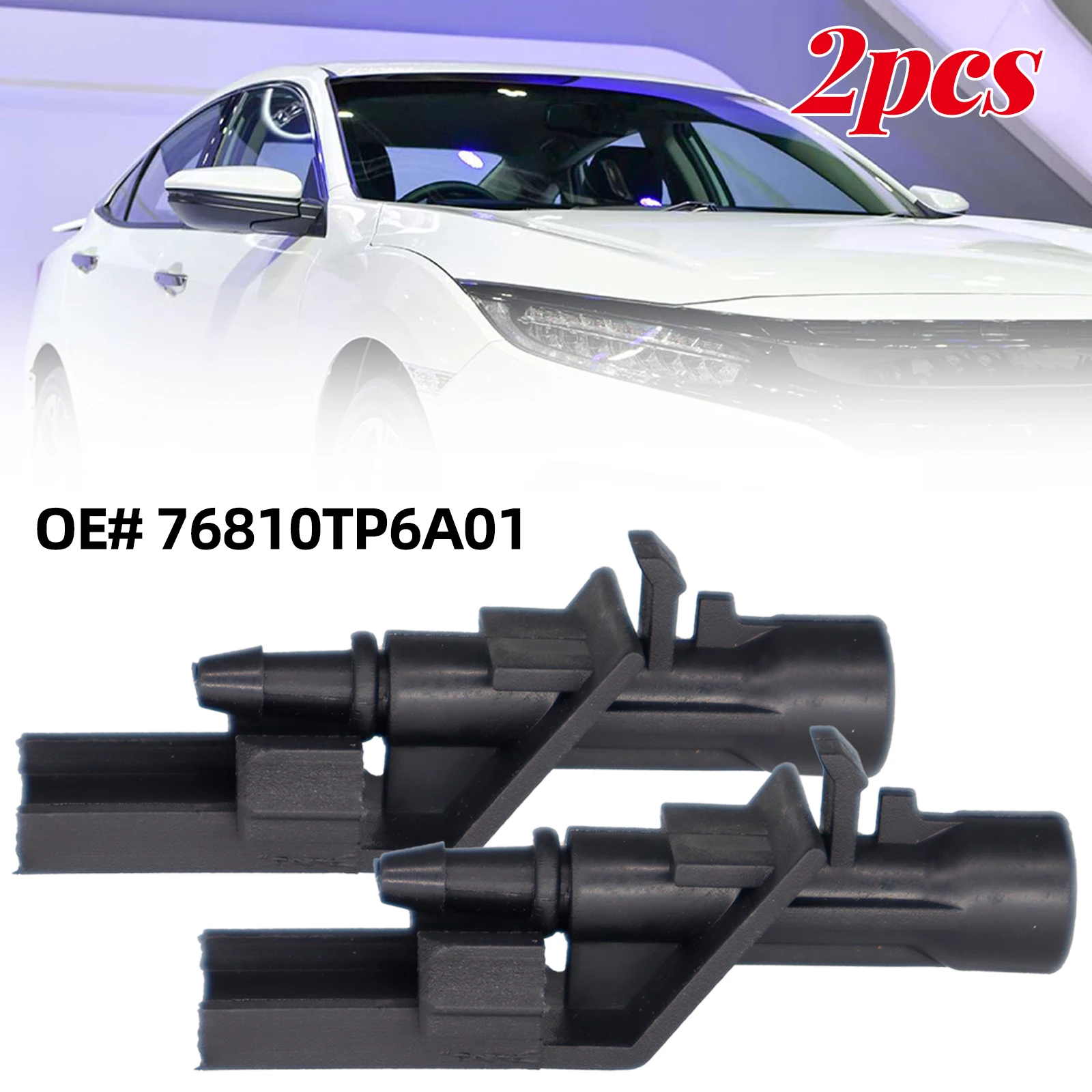 Limpiaparabrisas delantero de 2 piezas para Honda Crosstour, CR-V, Accord, HR-V, 2011-2017, 76810TP6A01 - imagen 3
