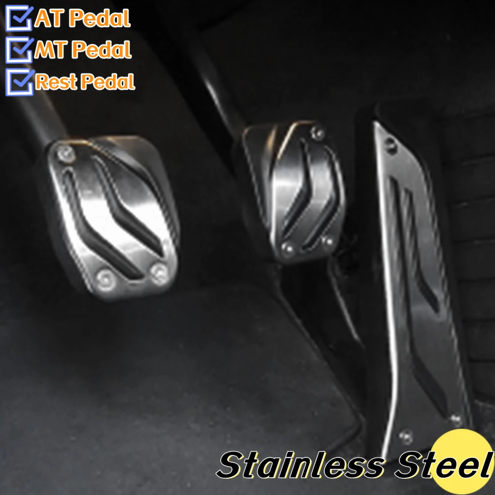 BMW Cubierta de pedales de acero inoxidable para X5/X6 (2008-2020) - imagen 4