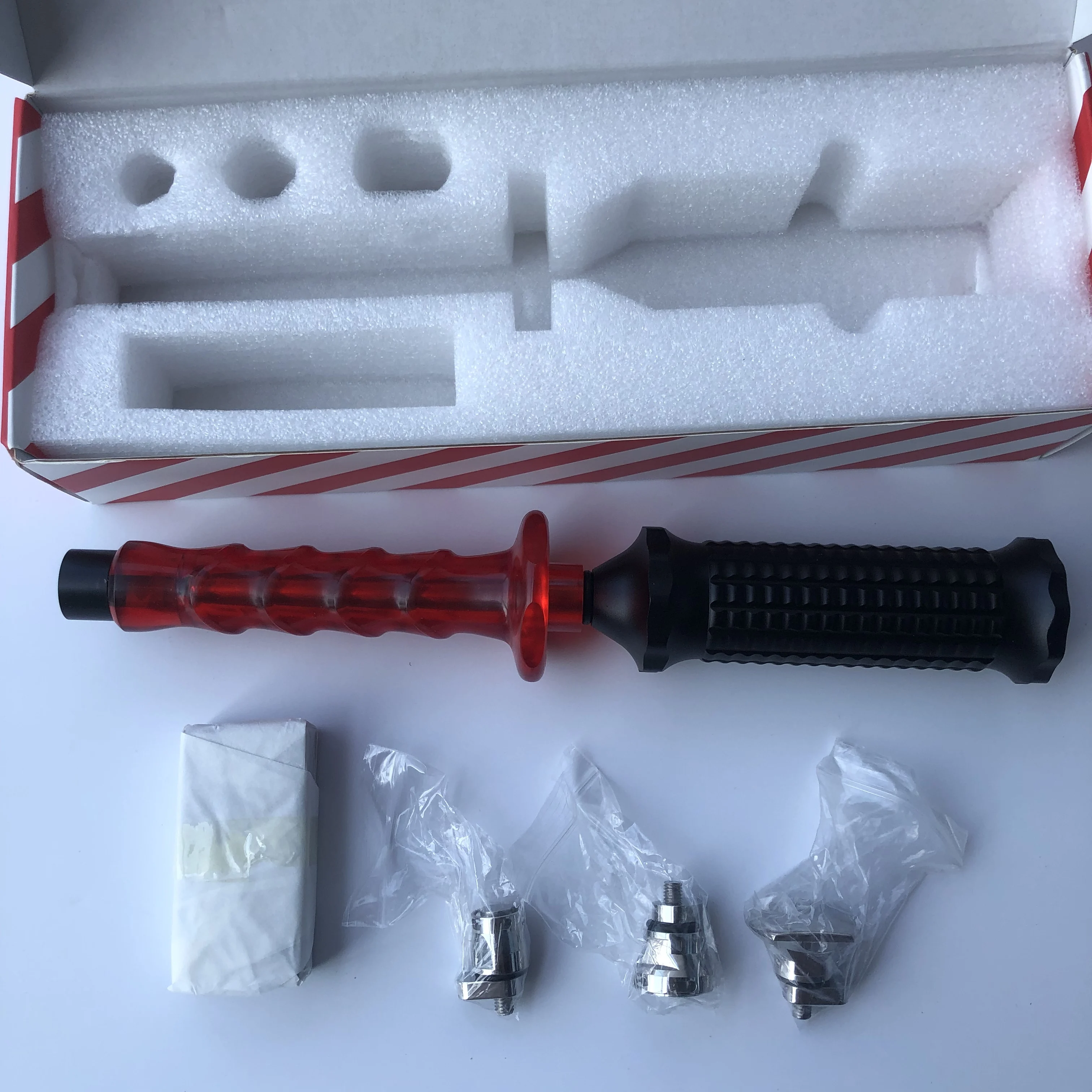 WOYO PDR100 Kit de reparación de abolladuras sin pintura herramientas de chapa metálica de coche pegamento frío granizo herramientas de extracción de abolladuras para reparación de carrocería de automóviles