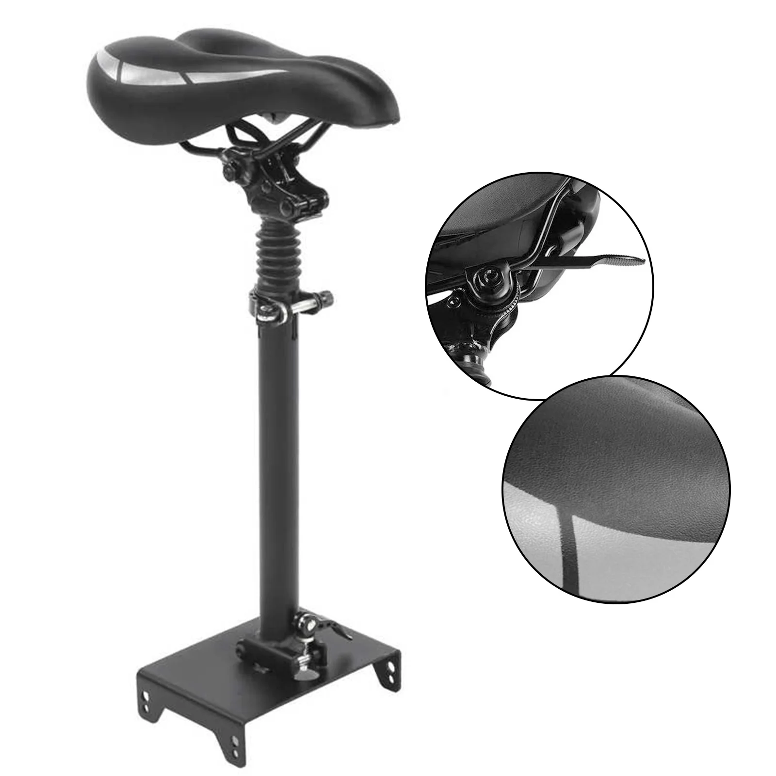 Asiento plegable para patinete eléctrico, sillín ajustable para monopatín para NINEBOT G30 MAX - imagen 3