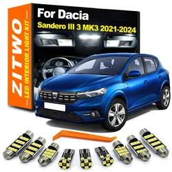 ZITWO kit bombillas LED interior Canbus – Dacia Sandero III MK3