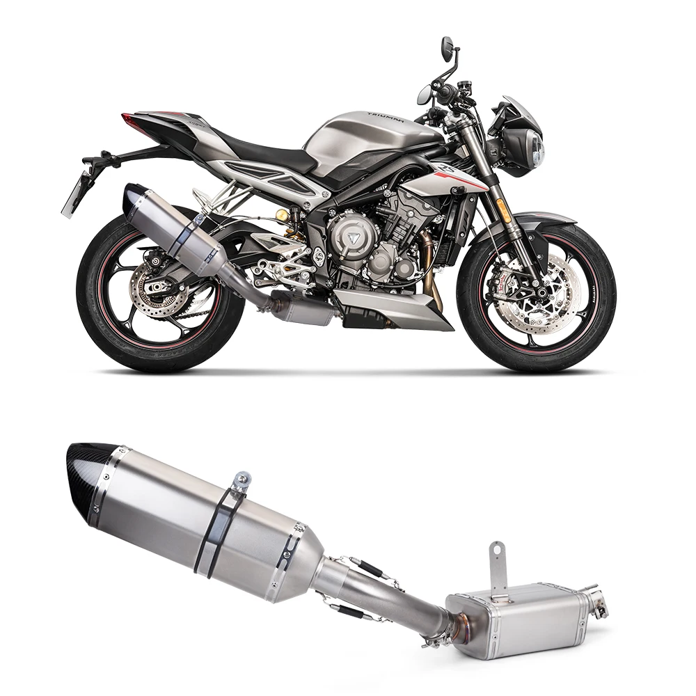 Escape fibra carbono Triumph Street Triple 765 S/R/RS - imagen 4