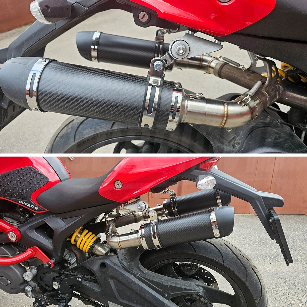 Silenciador slip-on 51mm para Ducati Monster 696-1100 - imagen 2