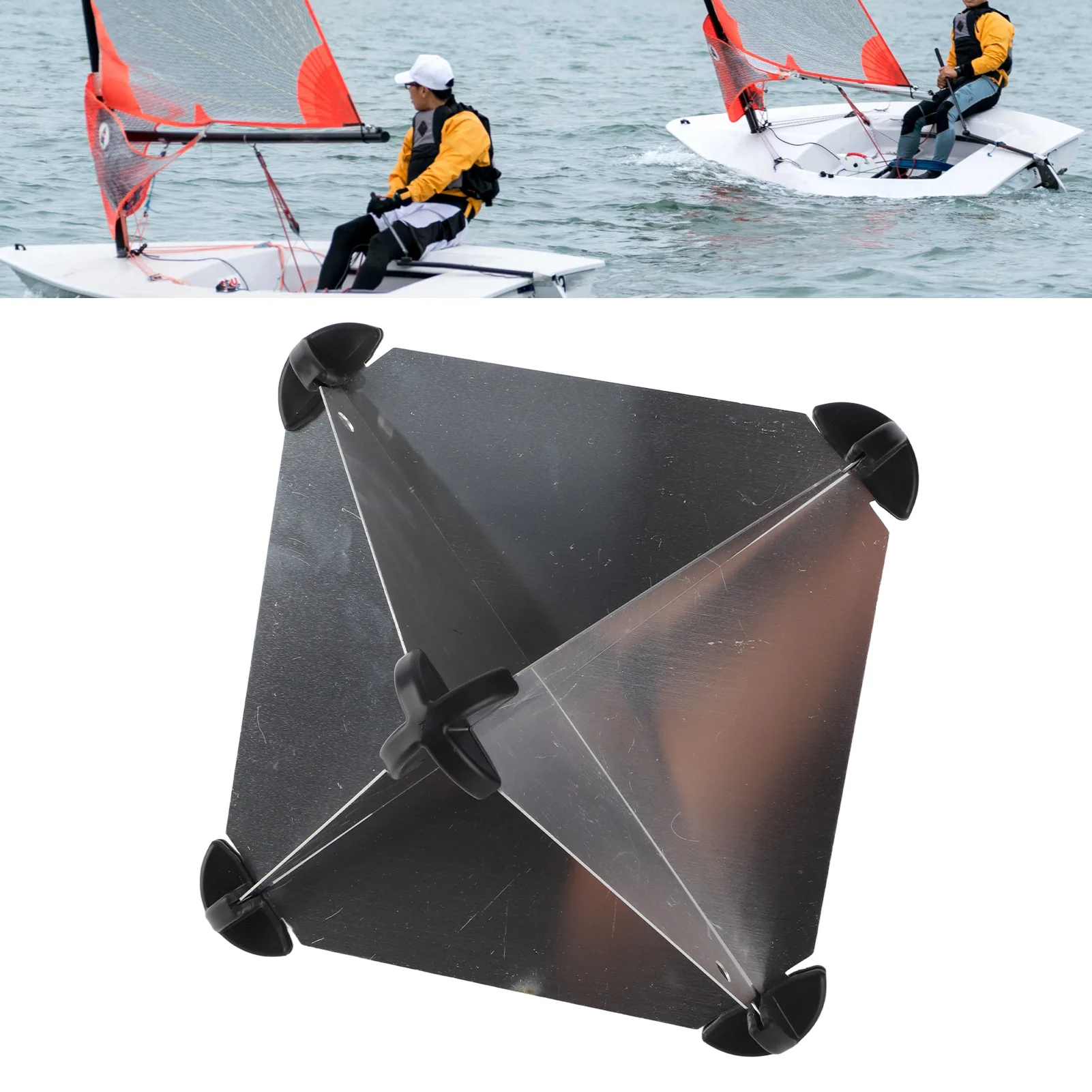 Reflector radar aluminio octahedral 12x12 para barco - imagen 3