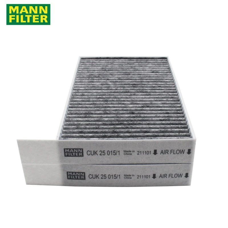 FILTRO MANN para Tesla Model Y Model 3 EV HEPA Kit de filtro de cabina de carbono CUK25015/21-2 CUK46025/1-2 CU47025/3-2 filtro de aire incorporado - imagen 3