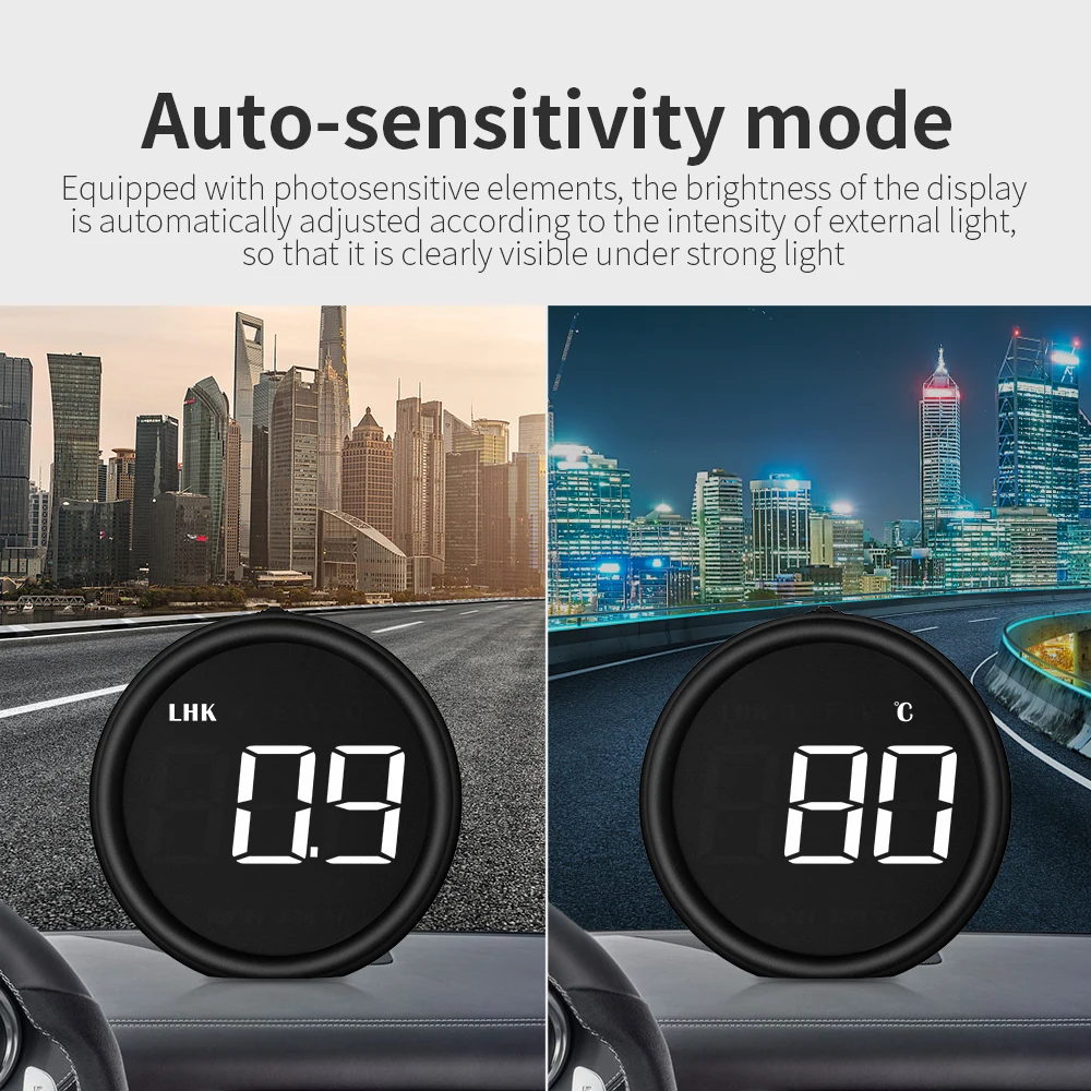 Velocímetro universal con proyector HUD y voltímetro digital - imagen 5