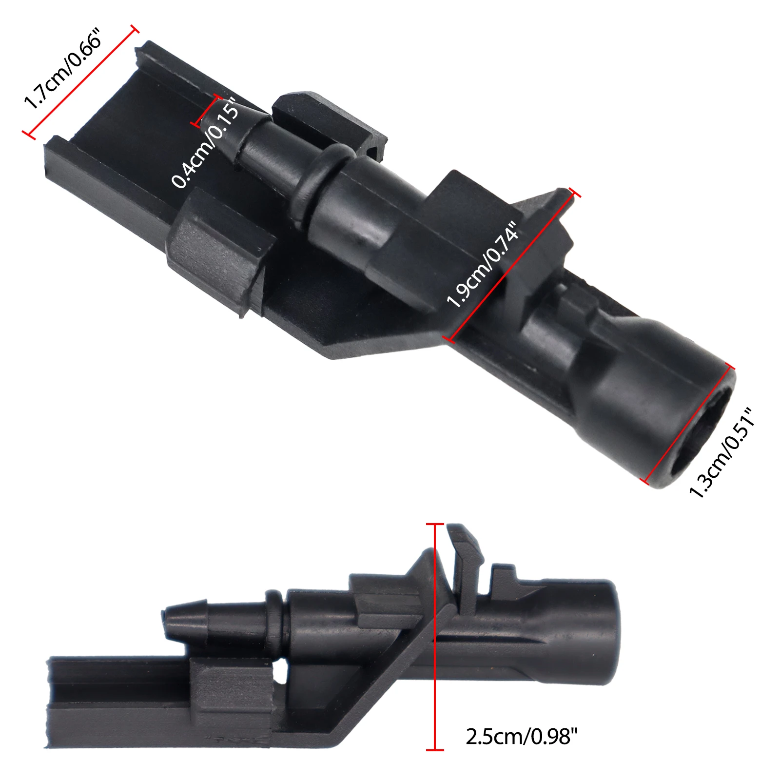 Limpiaparabrisas delantero de 2 piezas para Honda Crosstour, CR-V, Accord, HR-V, 2011-2017, 76810TP6A01 - imagen 2