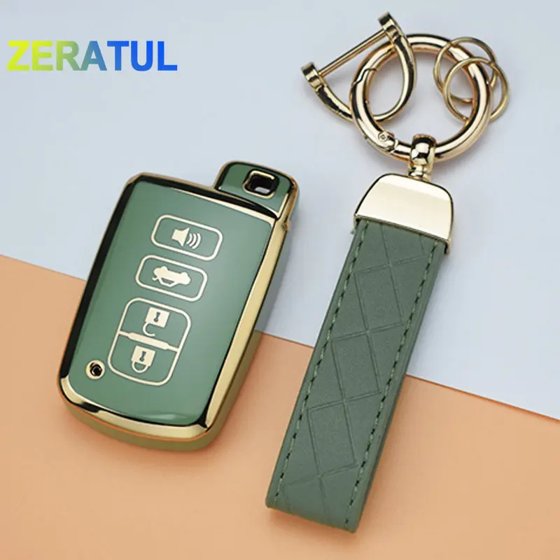 Funda TPU llave coche compatible Toyota Corolla Camry RAV4 híbrido