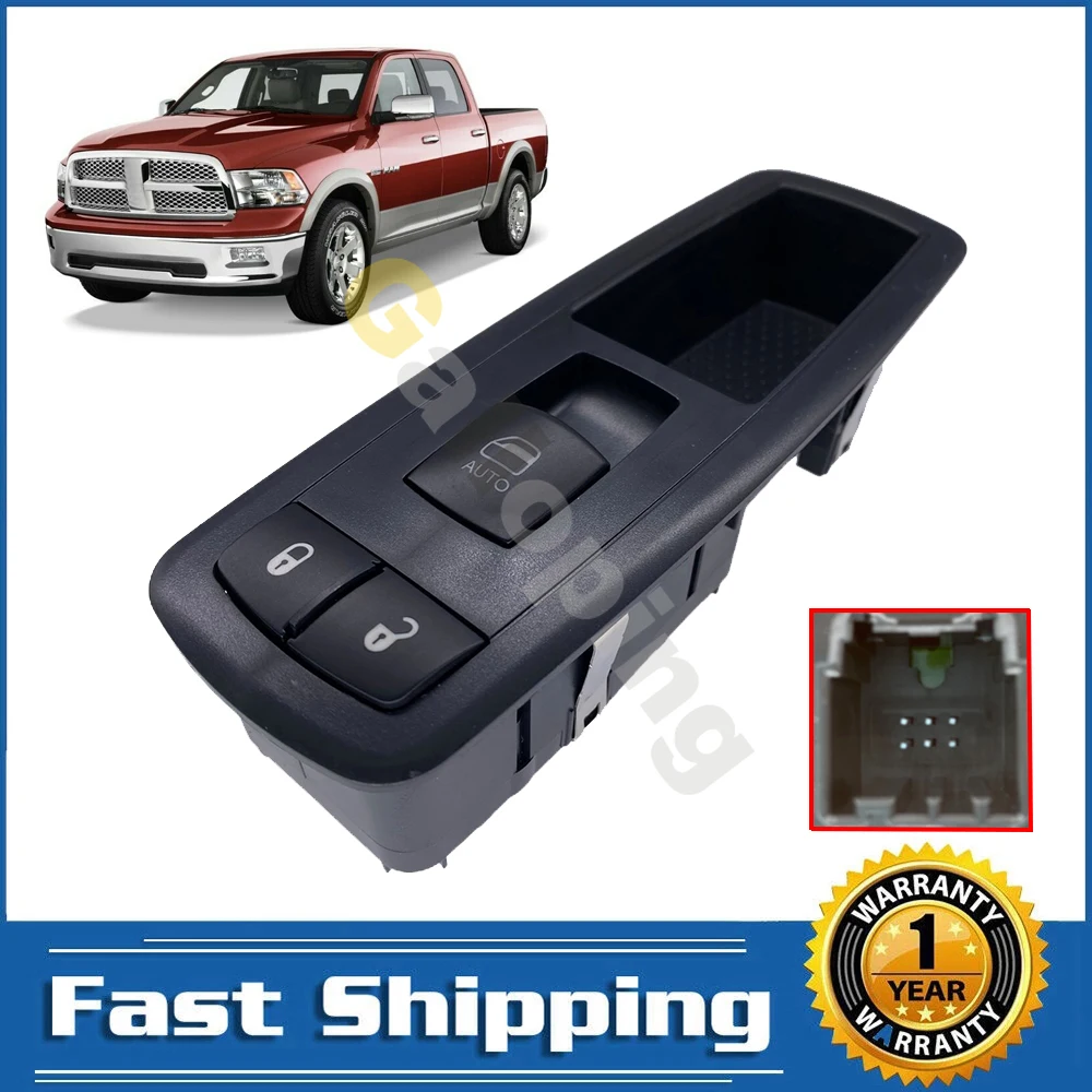 Botón interruptor elevalunas derecho Dodge Ram 1500 2500 3500 4602870