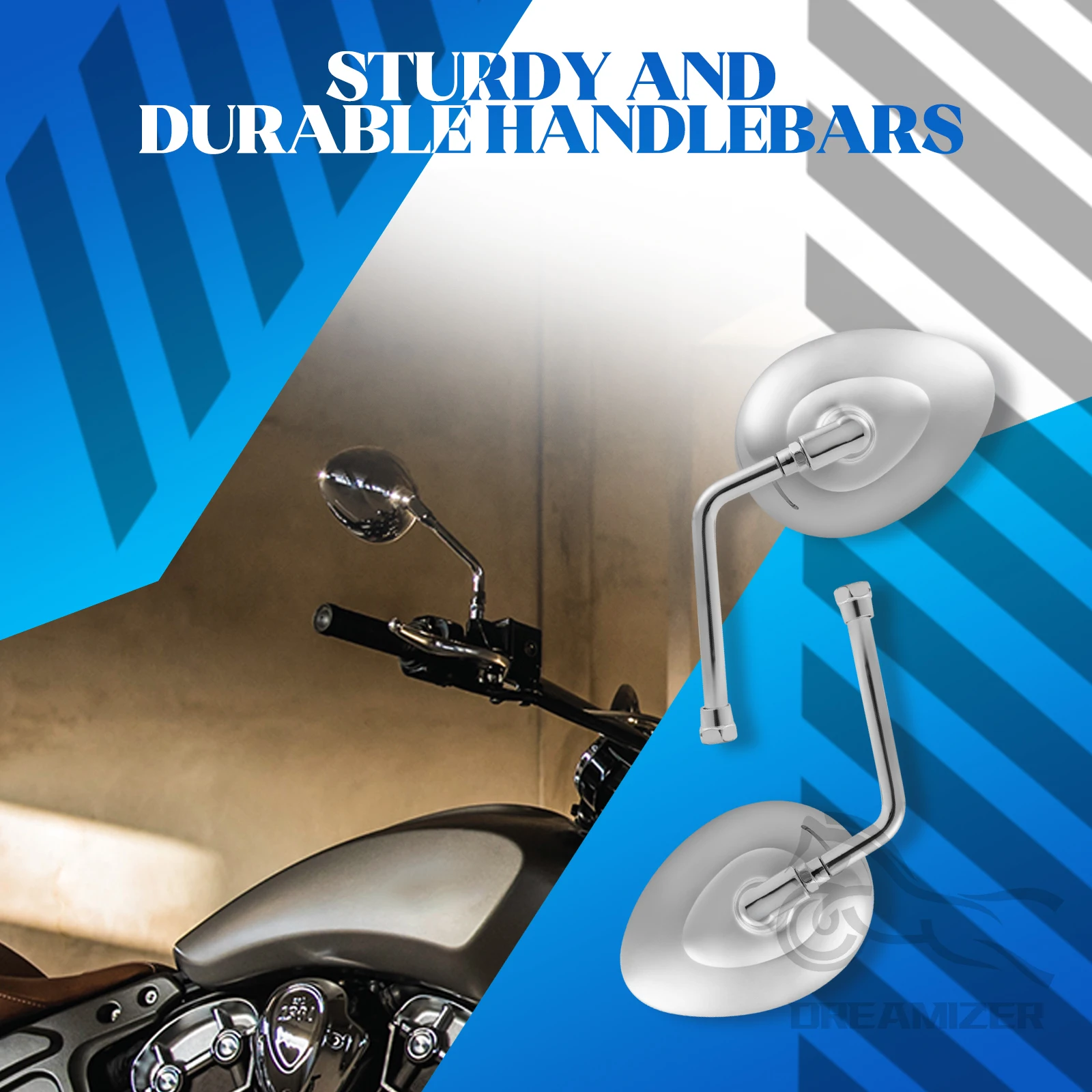 Retrovisor 10 mm para Indian Scout Sixty, Rogue, Bobber y Twenty - imagen 5