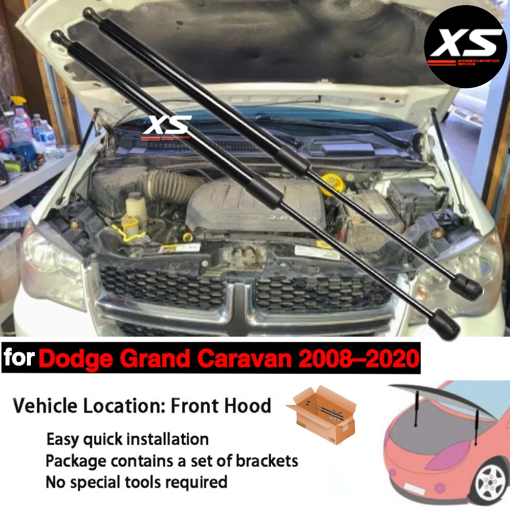Kit puntales capó delantero para Dodge Grand Caravan 2008-2020